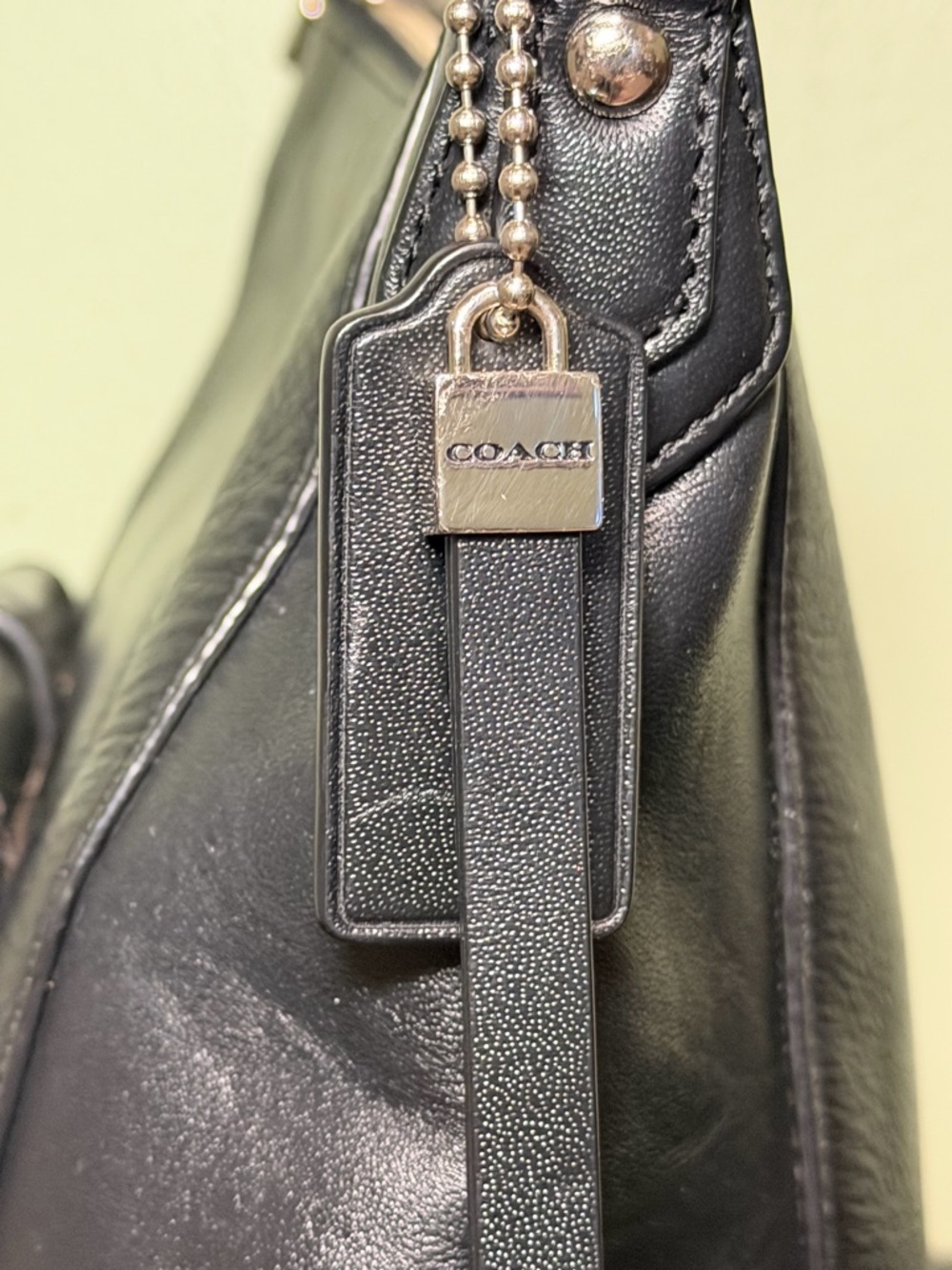 Coach 2014 F29881 Black Leather Charlie Hobo bag - Picture 6 of 9